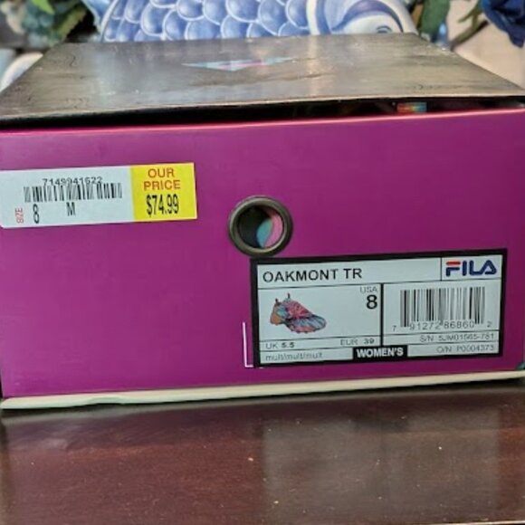 P10 FILA Oakmont TR Multi-Color Tye Dye Shoes - Picture 10 of 10